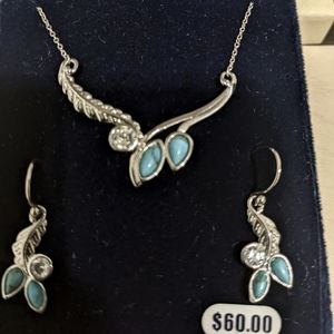 Montana Silversmiths necklace and earrings set